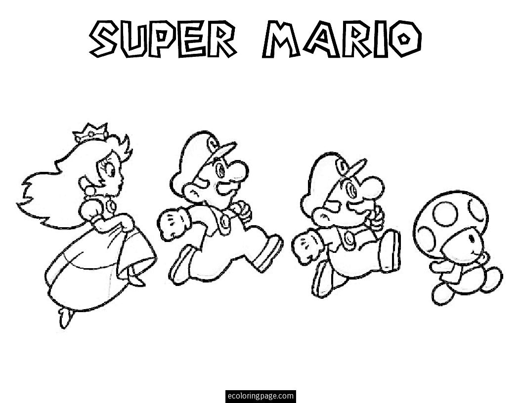 Página para colorir: Mário Bros (Jogos de vídeo) #112611 - Páginas para Colorir Imprimíveis Gratuitamente