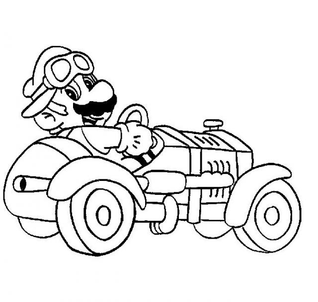 Página para colorir: Mario Kart (Jogos de vídeo) #154424 - Páginas para Colorir Imprimíveis Gratuitamente
