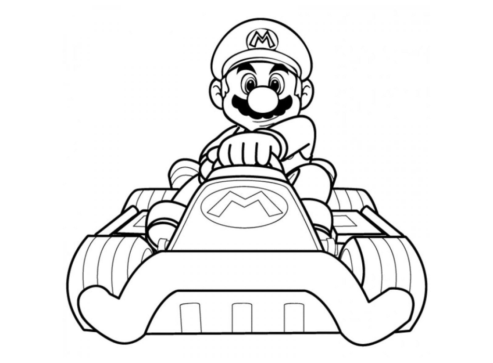 Página para colorir: Mario Kart (Jogos de vídeo) #154425 - Páginas para Colorir Imprimíveis Gratuitamente