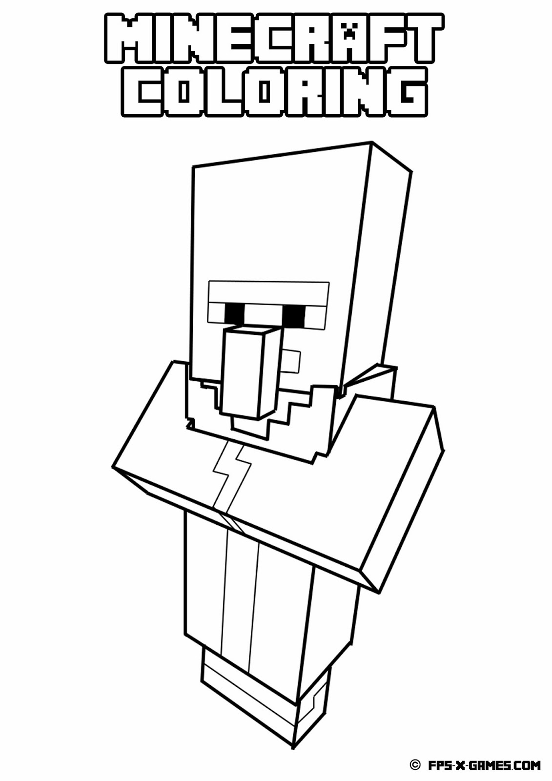 Desenhos de colorir-Minecraft