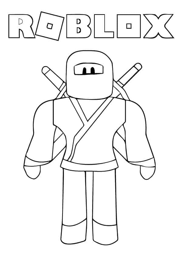 desenhos para imprimir de roblox