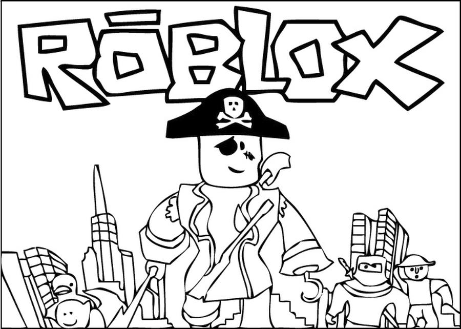 Mais de 70 Desenhos de Roblox para colorir –