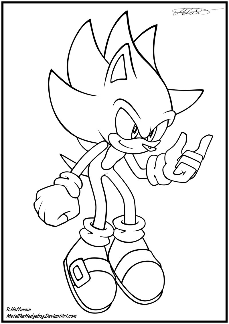 Desenhos de Sonic para colorir - Páginas de colorir imprimíveis  gratuitamente