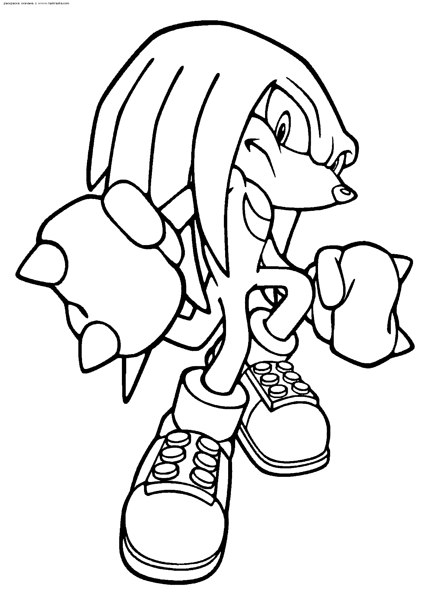 Desenhos de Sonic para colorir - Páginas de colorir imprimíveis  gratuitamente