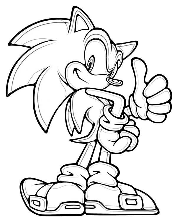 Desenhos de Sonic para colorir - Páginas de colorir imprimíveis