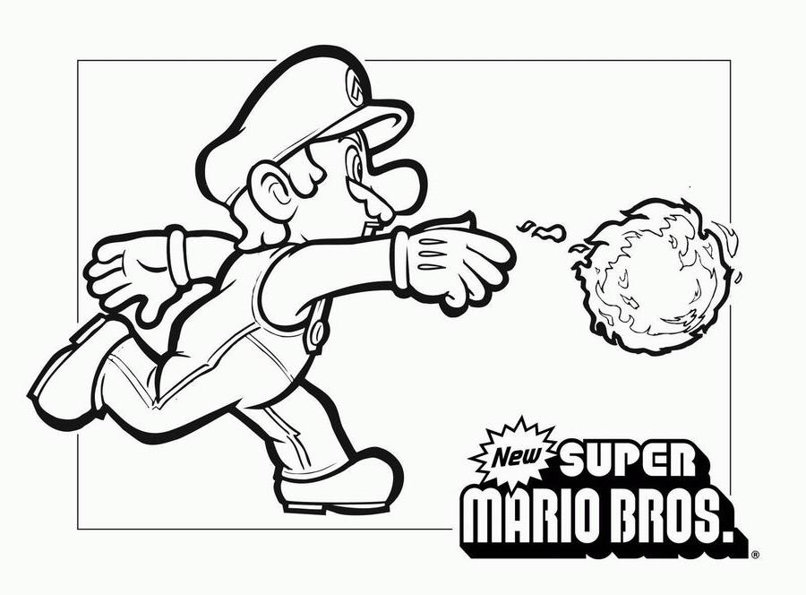 Página para colorir: Super Mario Bros. (Jogos de vídeo) #153566 - Páginas para Colorir Imprimíveis Gratuitamente