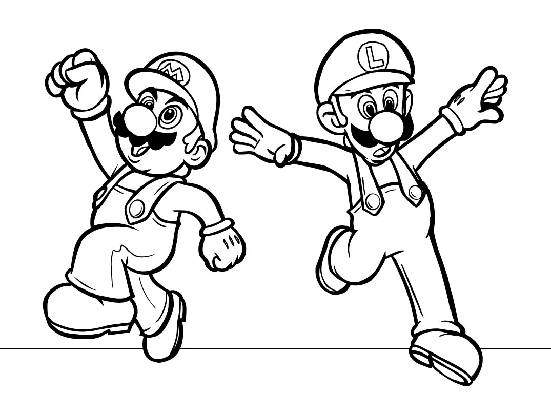 Página para colorir: Super Mario Bros. (Jogos de vídeo) #153571 - Páginas para Colorir Imprimíveis Gratuitamente