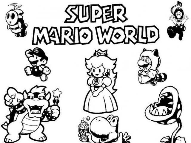 Página para colorir: Super Mario Bros. (Jogos de vídeo) #153593 - Páginas para Colorir Imprimíveis Gratuitamente