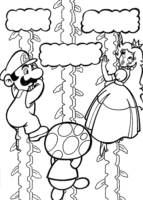 Página para colorir: Super Mario Bros. (Jogos de vídeo) #153610 - Páginas para Colorir Imprimíveis Gratuitamente