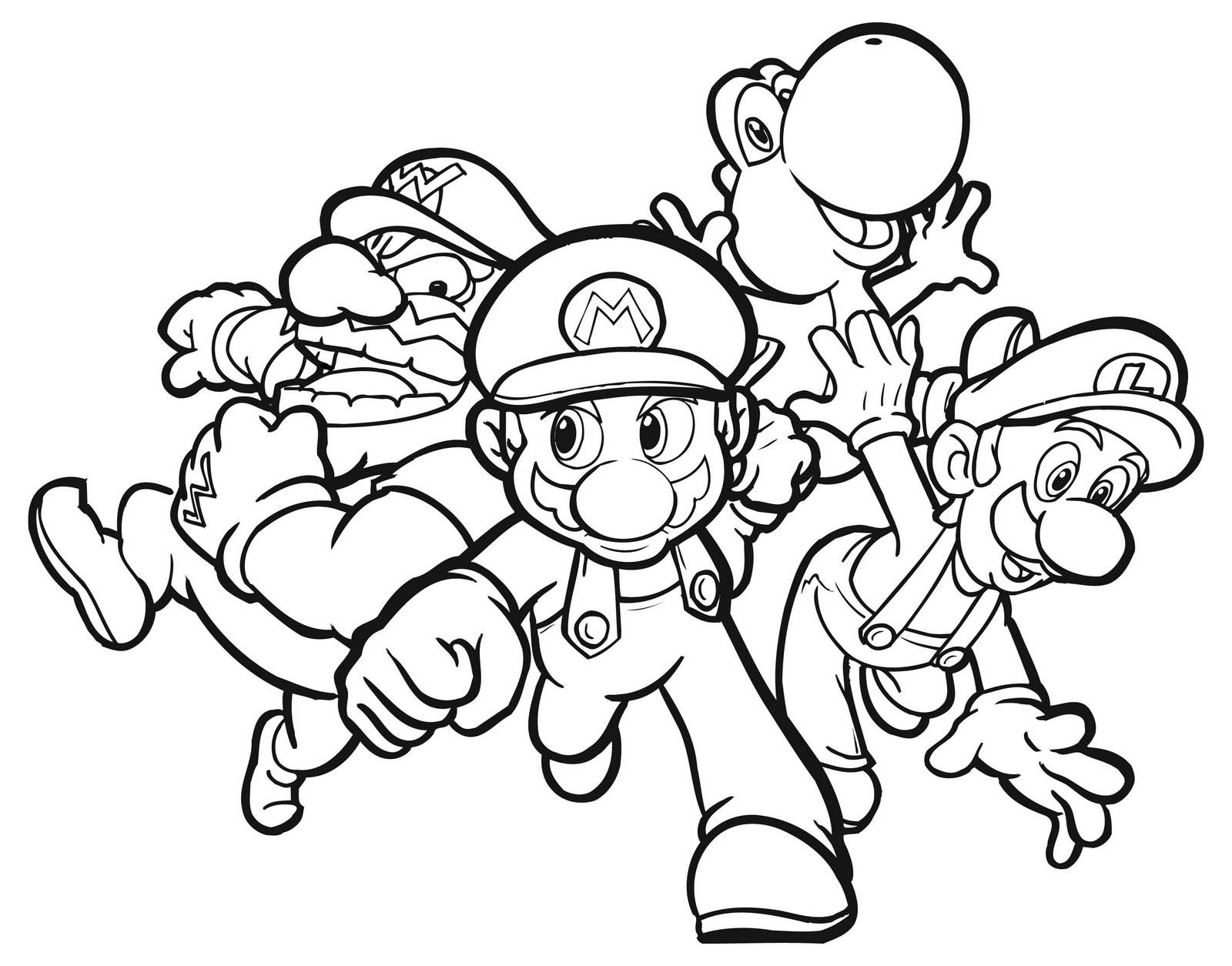 Página para colorir: Super Mario Bros. (Jogos de vídeo) #153648 - Páginas para Colorir Imprimíveis Gratuitamente