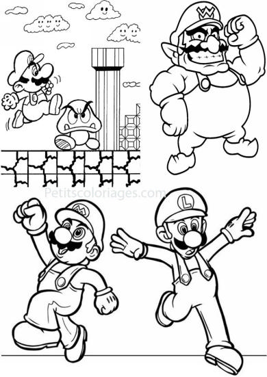 Página para colorir: Super Mario Bros. (Jogos de vídeo) #153654 - Páginas para Colorir Imprimíveis Gratuitamente