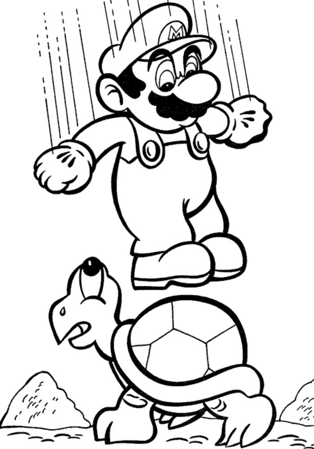 Página para colorir: Super Mario Bros. (Jogos de vídeo) #153668 - Páginas para Colorir Imprimíveis Gratuitamente