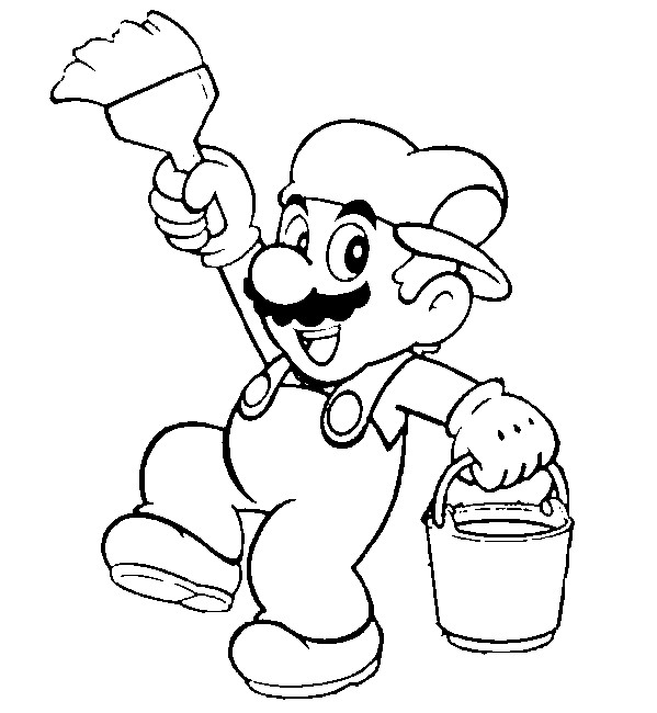 Página para colorir: Super Mario Bros. (Jogos de vídeo) #153669 - Páginas para Colorir Imprimíveis Gratuitamente