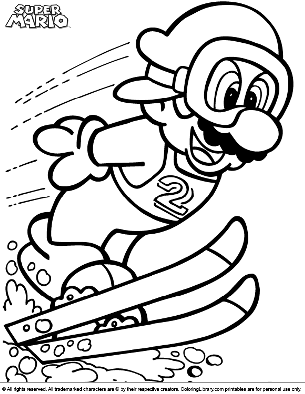 Página para colorir: Super Mario Bros. (Jogos de vídeo) #153681 - Páginas para Colorir Imprimíveis Gratuitamente