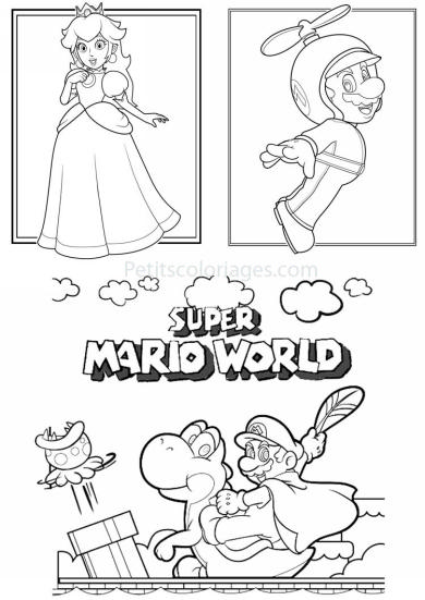 Página para colorir: Super Mario Bros. (Jogos de vídeo) #153686 - Páginas para Colorir Imprimíveis Gratuitamente