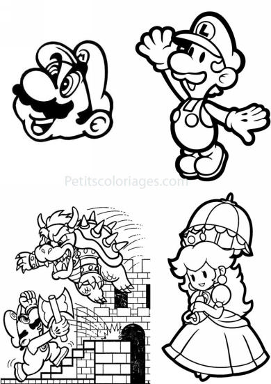 Página para colorir: Super Mario Bros. (Jogos de vídeo) #153690 - Páginas para Colorir Imprimíveis Gratuitamente