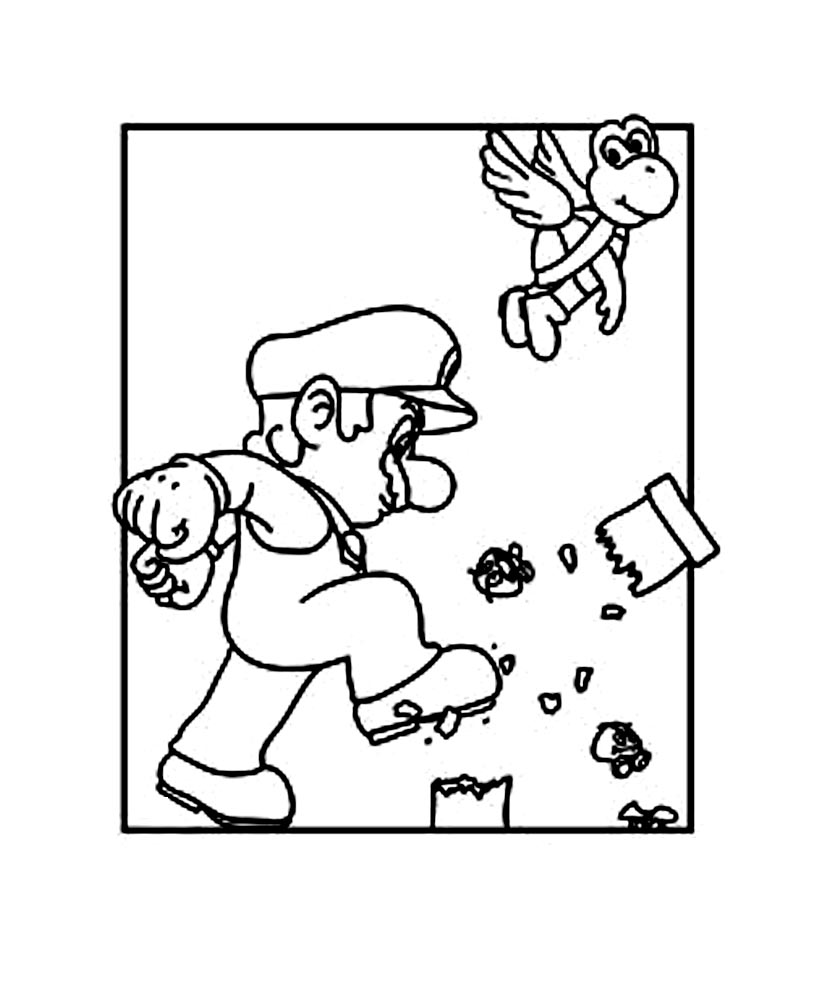 Página para colorir: Super Mario Bros. (Jogos de vídeo) #153693 - Páginas para Colorir Imprimíveis Gratuitamente