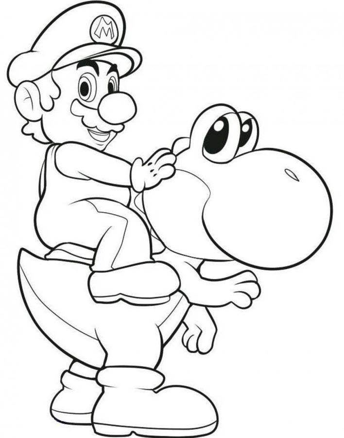Página para colorir: Super Mario Bros. (Jogos de vídeo) #153697 - Páginas para Colorir Imprimíveis Gratuitamente