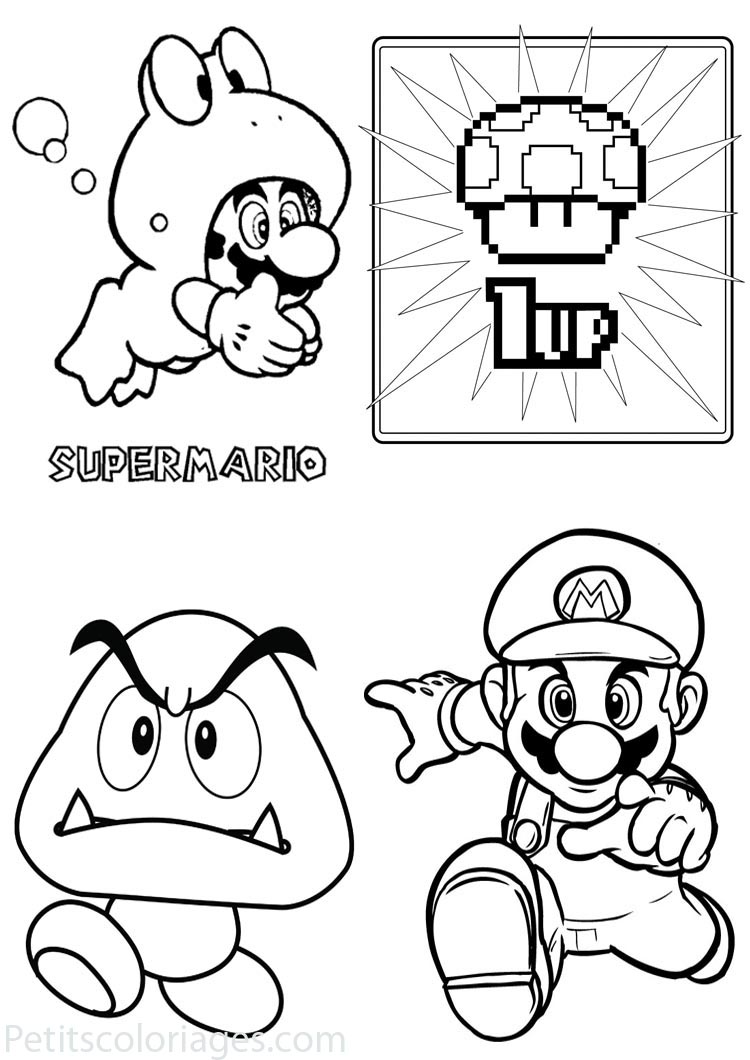 Página para colorir: Super Mario Bros. (Jogos de vídeo) #153700 - Páginas para Colorir Imprimíveis Gratuitamente