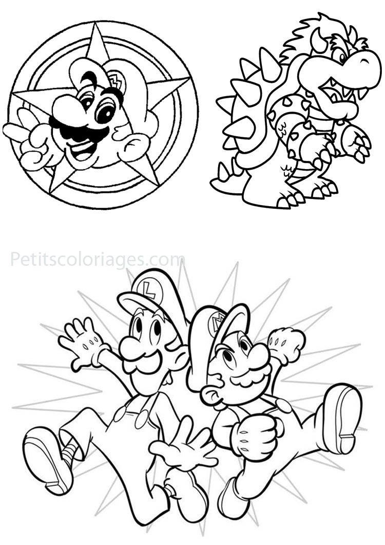 Página para colorir: Super Mario Bros. (Jogos de vídeo) #153709 - Páginas para Colorir Imprimíveis Gratuitamente
