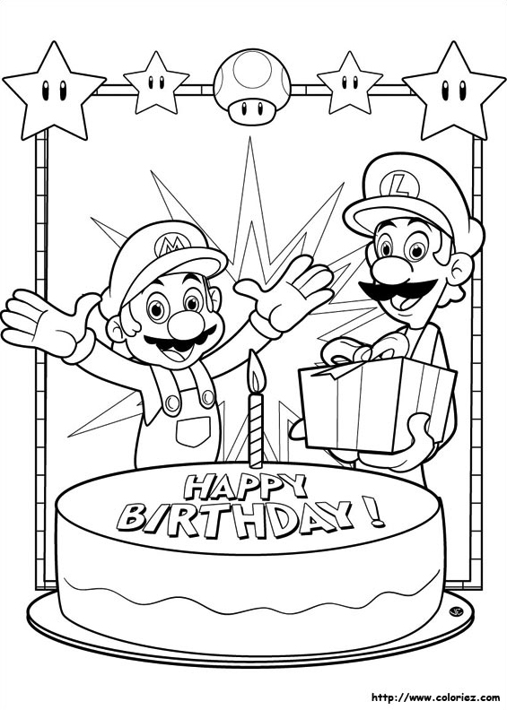 Página para colorir: Super Mario Bros. (Jogos de vídeo) #153711 - Páginas para Colorir Imprimíveis Gratuitamente