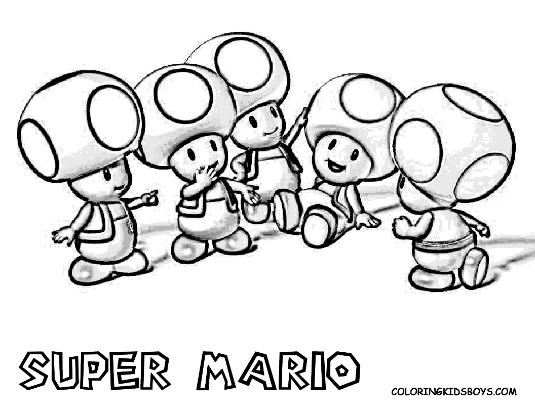 Página para colorir: Super Mario Bros. (Jogos de vídeo) #153721 - Páginas para Colorir Imprimíveis Gratuitamente