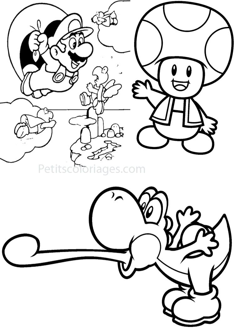 Página para colorir: Super Mario Bros. (Jogos de vídeo) #153736 - Páginas para Colorir Imprimíveis Gratuitamente