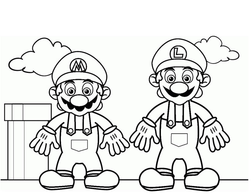 Página para colorir: Super Mario Bros. (Jogos de vídeo) #153759 - Páginas para Colorir Imprimíveis Gratuitamente