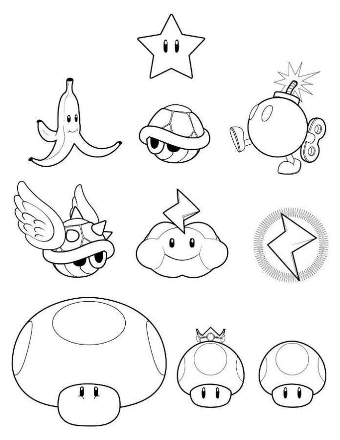 Página para colorir: Super Mario Bros. (Jogos de vídeo) #153767 - Páginas para Colorir Imprimíveis Gratuitamente