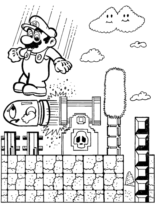 Página para colorir: Super Mario Bros. (Jogos de vídeo) #153774 - Páginas para Colorir Imprimíveis Gratuitamente