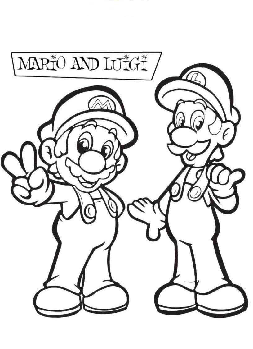 Página para colorir: Super Mario Bros. (Jogos de vídeo) #153801 - Páginas para Colorir Imprimíveis Gratuitamente