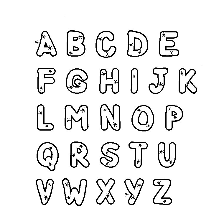 Desenho gratuito Alfabeto #124582 da colecao Letras e Alfabeto para imprimir
