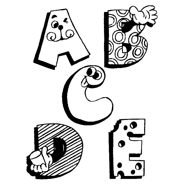 Desenho gratuito Alfabeto #124584 da colecao Letras e Alfabeto para imprimir