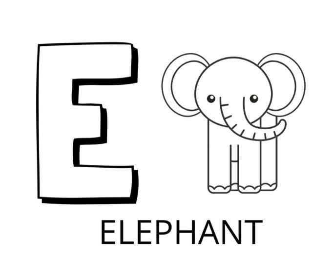 Atividade criativa: desenho de Alfabeto Animal #200002 para colorir da coleção Letras e Alfabeto Atividade criativa: desenho de Alfabeto Animal #200002 para colorir da coleção Letras e Alfabeto
