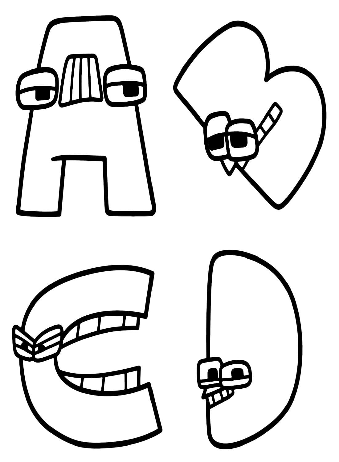 Desenho gratuito História do Alfabeto #219737 da colecao Letras e Alfabeto para imprimir