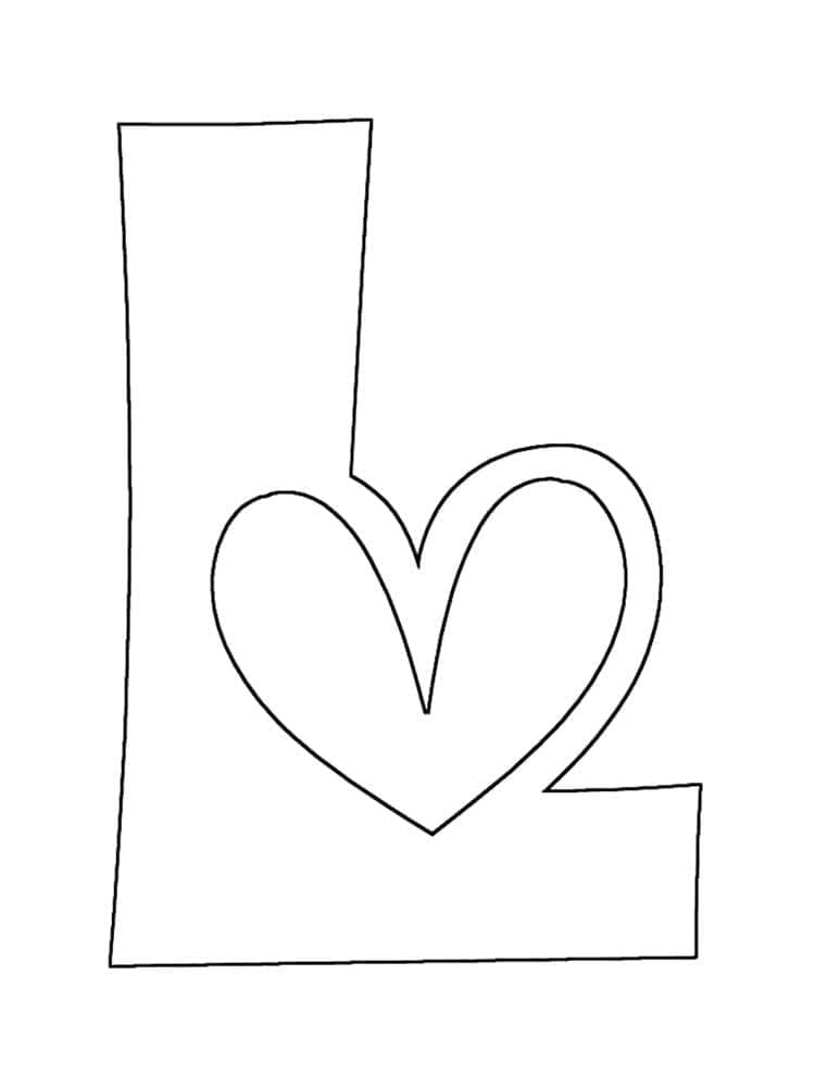 Desenho gratuito Letra L #194689 da colecao Letras e Alfabeto para imprimir