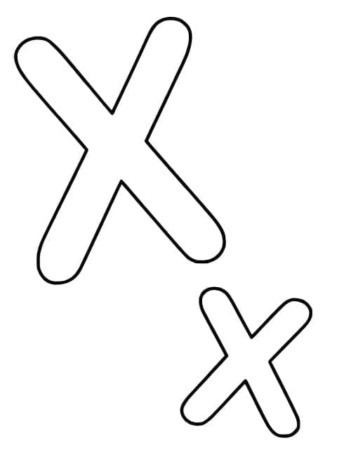 Desenho gratuito Letra X #194837 da colecao Letras e Alfabeto para imprimir Desenho gratuito Letra X #194837 da colecao Letras e Alfabeto para imprimir