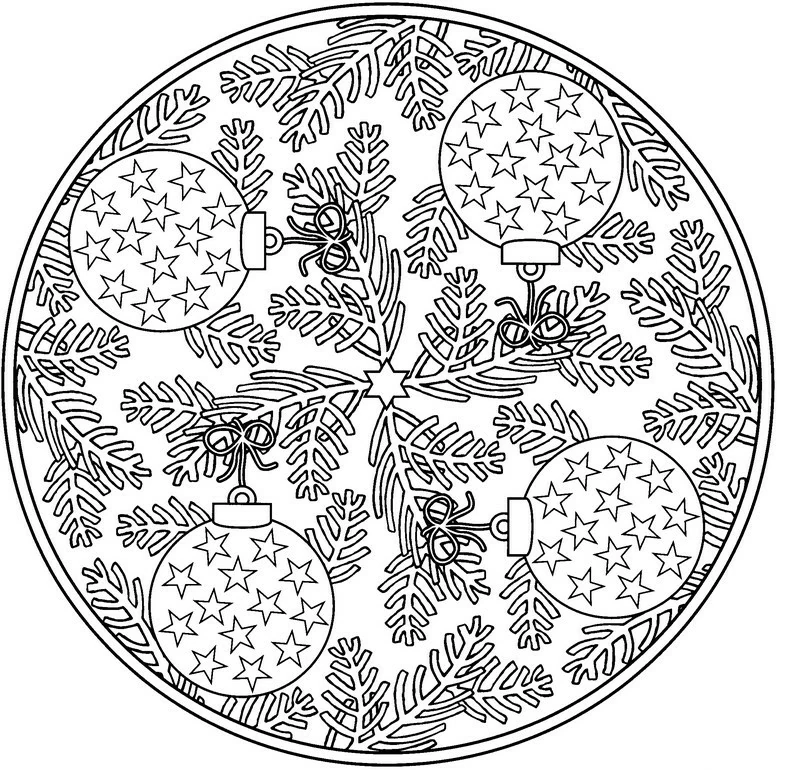 Desenho gratuito Anti-Stress #126814 da colecao Mandalas para imprimir
