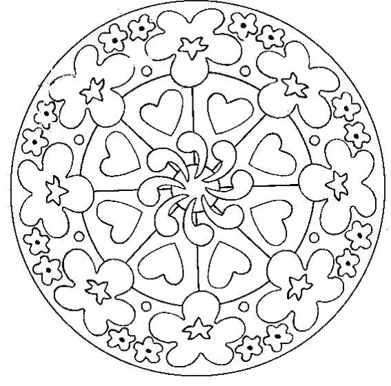 Desenho gratuito Anti-Stress #126861 da colecao Mandalas para imprimir