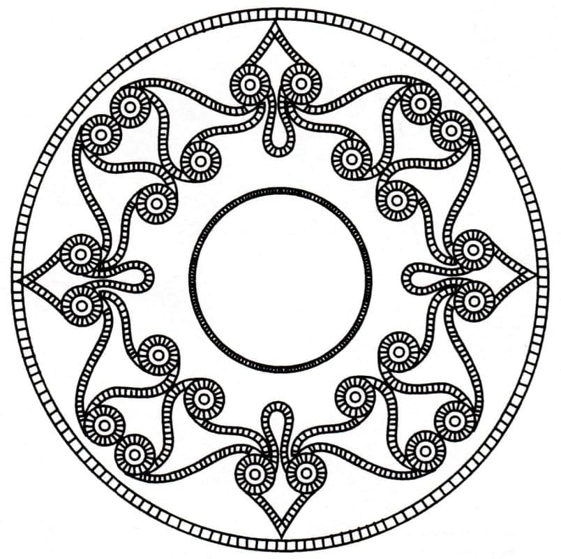 Desenho gratuito Mandalas Celtas #173947 da colecao Mandalas para imprimir