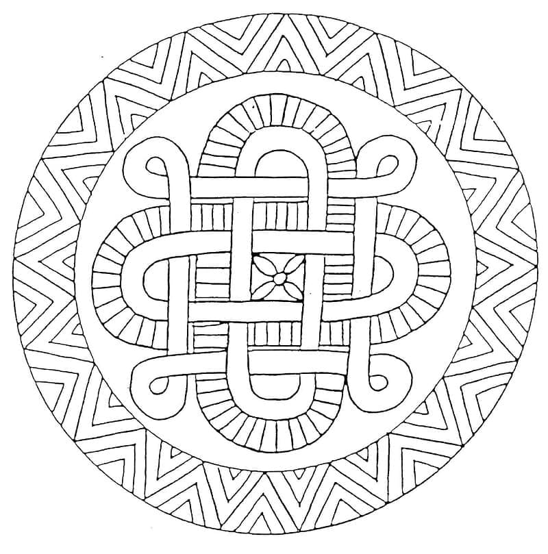 Desenho gratuito Mandalas Celtas #173962 da colecao Mandalas para imprimir