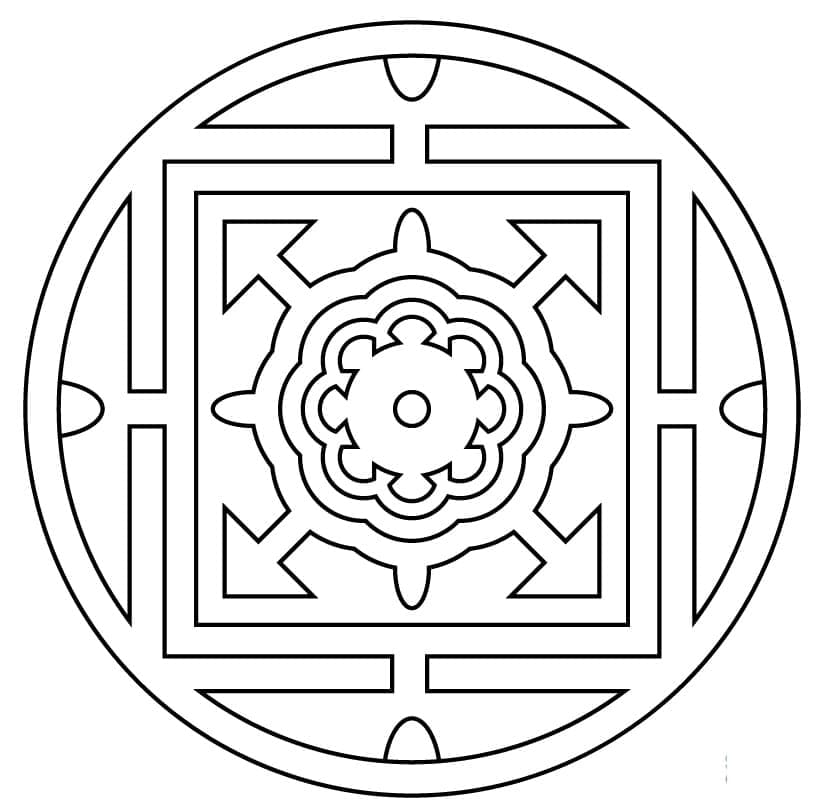Desenho gratuito Mandalas Celtas #173963 da colecao Mandalas para imprimir