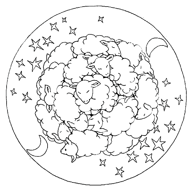 Página para colorir: mandalas de animais (mandalas) #22741 - Páginas para Colorir Imprimíveis Gratuitamente