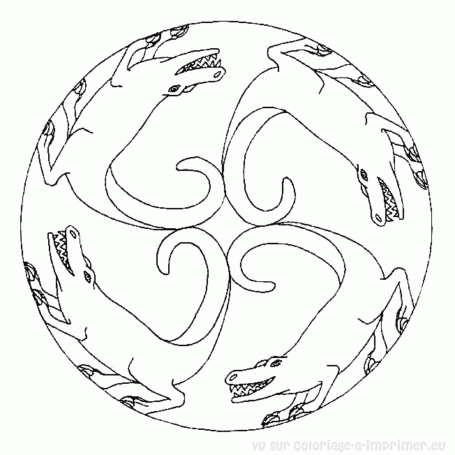 Página para colorir: mandalas de animais (mandalas) #22778 - Páginas para Colorir Imprimíveis Gratuitamente