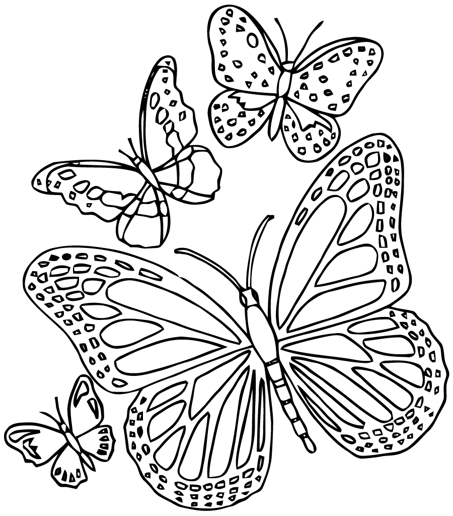 Página para colorir: mandalas de borboleta (mandalas) #117400 - Páginas para Colorir Imprimíveis Gratuitamente