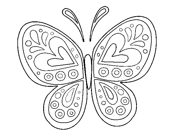 Página para colorir: mandalas de borboleta (mandalas) #117413 - Páginas para Colorir Imprimíveis Gratuitamente
