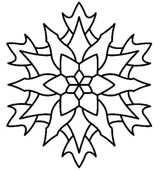 Página para colorir: Mandalas de floco de neve (mandalas) #117605 - Páginas para Colorir Imprimíveis Gratuitamente