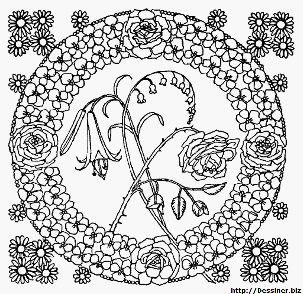 Página para colorir: Mandalas de flores (mandalas) #117045 - Páginas para Colorir Imprimíveis Gratuitamente