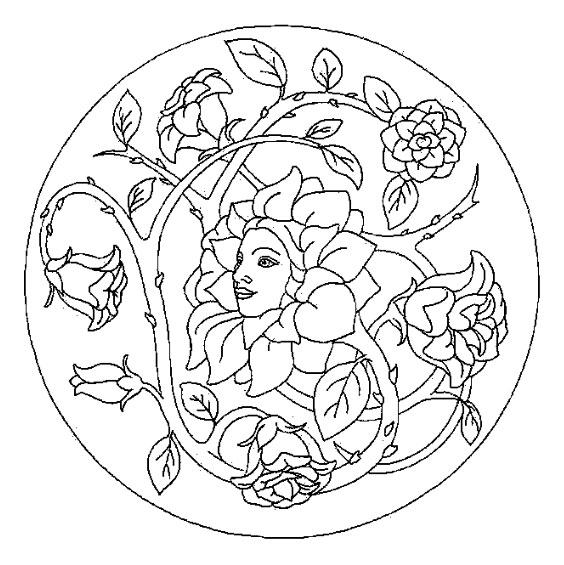 Página para colorir: Mandalas de flores (mandalas) #117048 - Páginas para Colorir Imprimíveis Gratuitamente