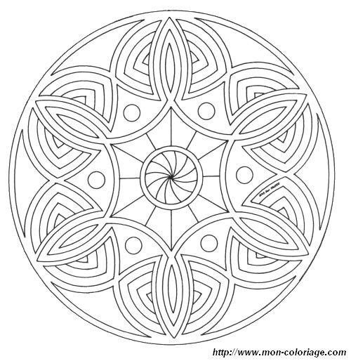 Página para colorir: Mandalas de flores (mandalas) #117079 - Páginas para Colorir Imprimíveis Gratuitamente